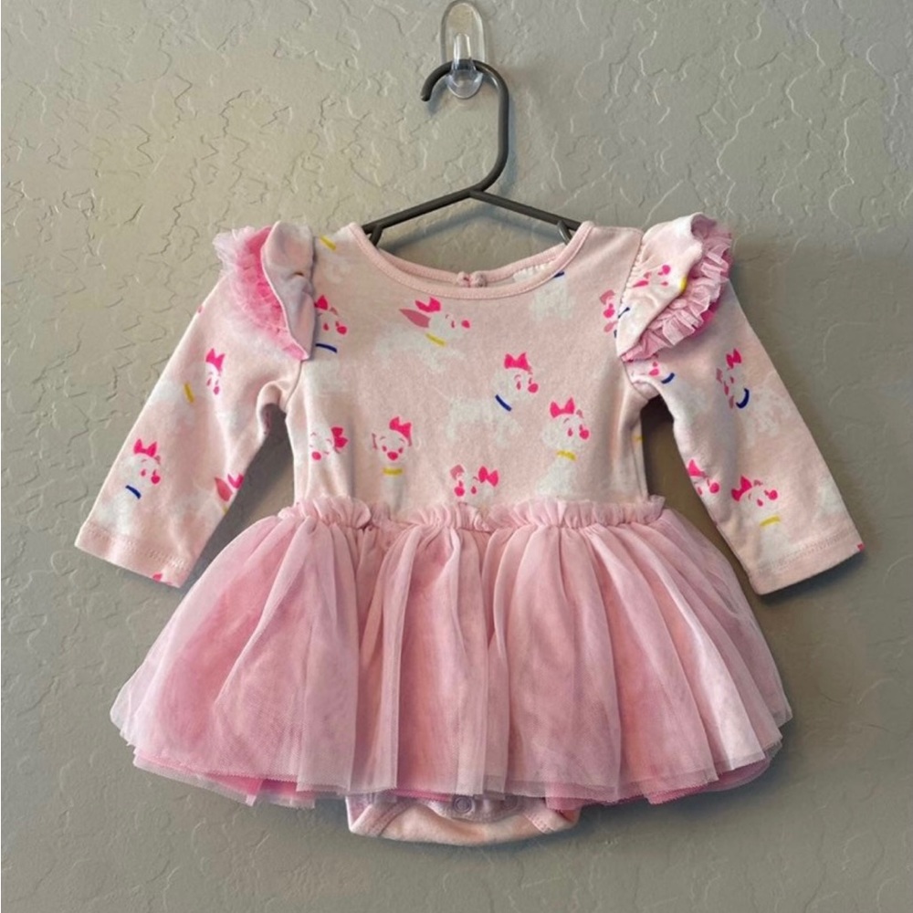 Disney baby 101 Dalmatians pink tutu bodysuit size 6-9 months